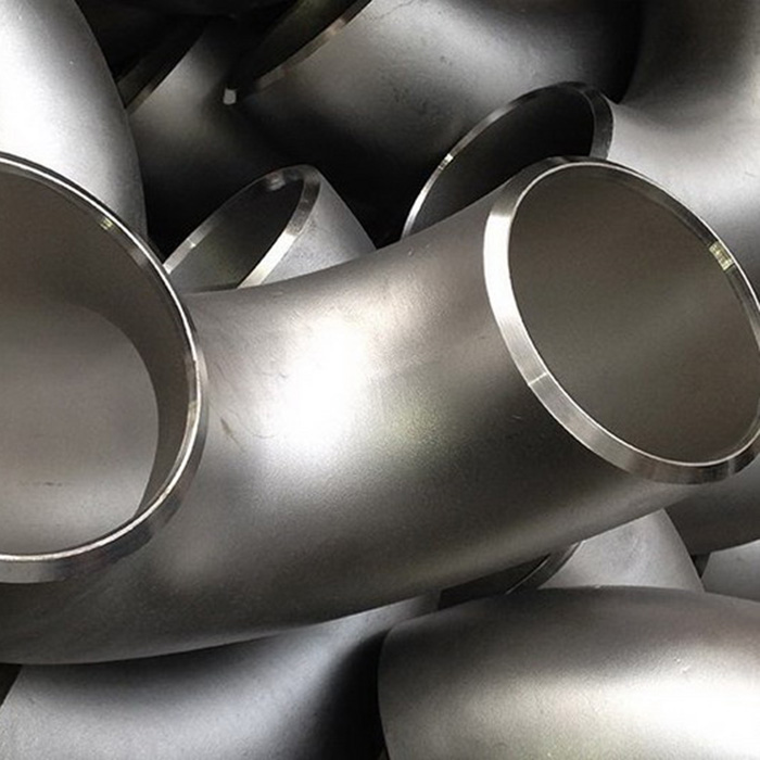 Large-diameter thickened titanium elbow - industrial pipeline pressure titanium elbow