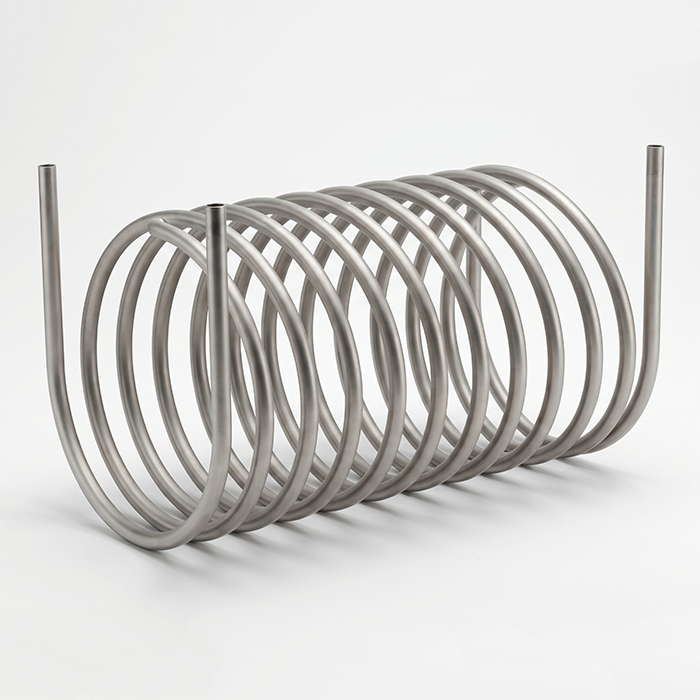 Thin-wall titanium coil - special for condenser