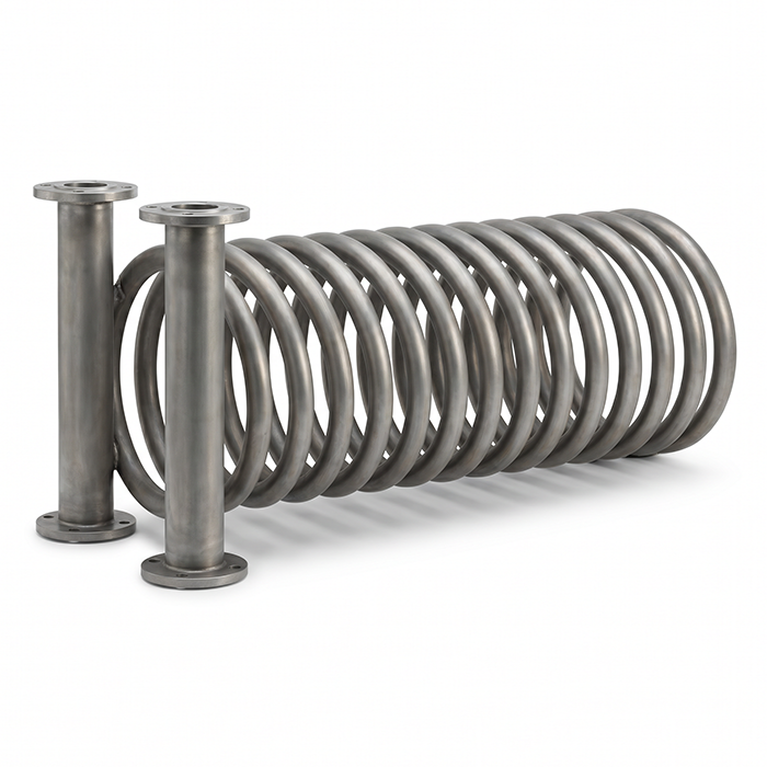 Titanium Coil for Chemical Industry - Acid and Alkali Resistant
