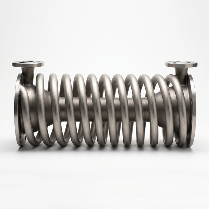Heat Exchanger Titanium Coil - Non Dimensional Machining