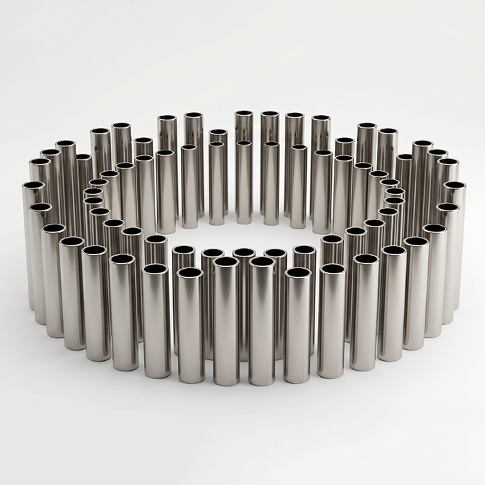Precision polished pure nickel seamless round pipe