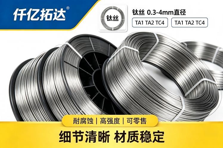 Gr18 Titanium Wire ASTM B863 Ti-3Al-2.5V-Pd for Offshore Pipeline Crevice Corrosion