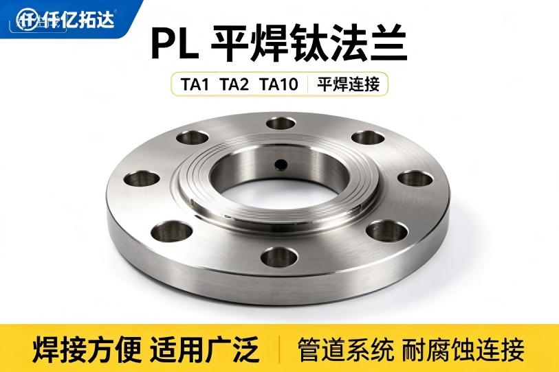 Titanium Flange Gr2 WN/SO/BL - In Stock DN15-DN600, 24h Ship