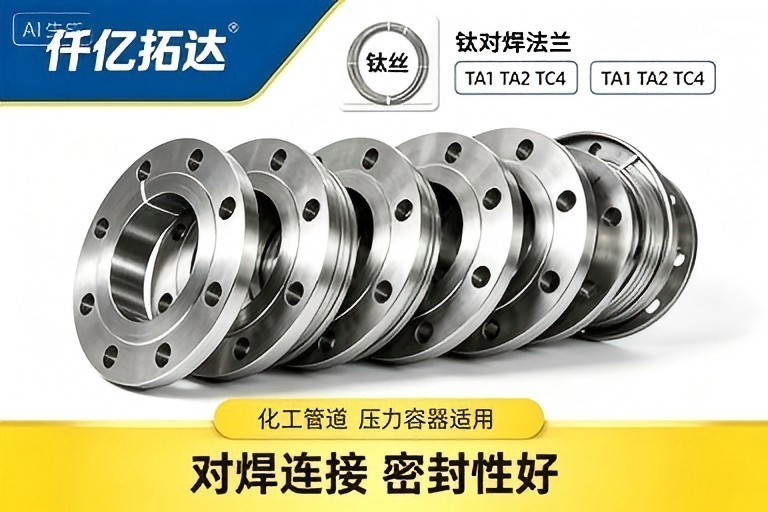 itanium Flanges: ASME B16.5 Weld Neck, Slip-On, Lap Joint, Blind Guide