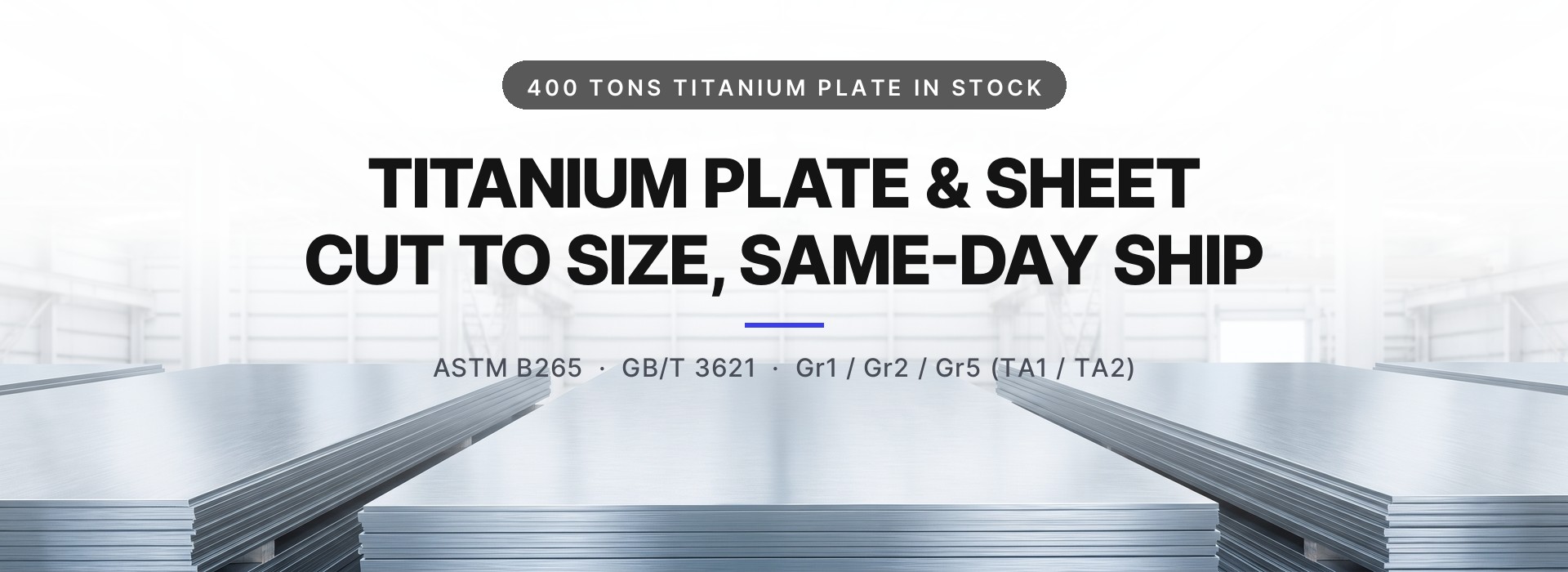 400 Tons Titanium Plate
