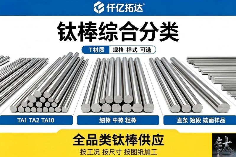 titanium round bar cut to length from inventory