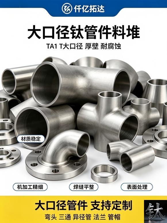 Baoji <a href=https://www.sxqytd.com/Titanium-Fittings.html target='_blank'>Titanium Fittings</a> ready stock crate WPT2 elbow MTC 3.1 / titanium butt weld fittings export pack pickled bevel cap