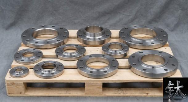 titanium forged vs bar-machined flange grain flow hub fillet B381 B348 Baoji / R50400 flange forged billet CNC reduction ratio MTC 3.1