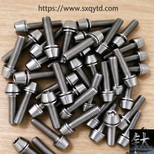 marine grade titanium socket head screw Gr2 R50400 seawater ASTM F468 GO NO-GO PMI Baoji / Gr5 Ti-6Al-4V marine screw galvanic isolation PTFE washer MTC 3.1
